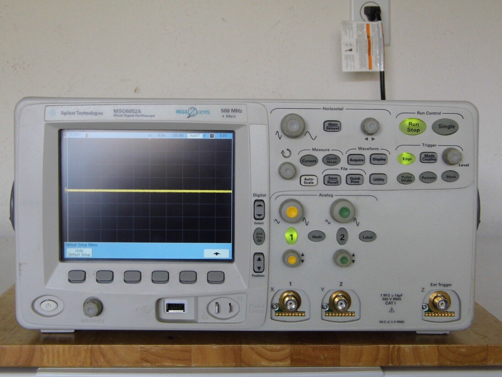 Keysight Agilent MSO6052A 500MHz 4GS/s 2Ch Oscilloscope w/accessories and POD Keysight Agilent MSO6052A 500MHz 4GS/s 2Ch Oscilloscope w/accessories and POD